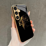 Premium Gold Paint Lion  Phone Case For Samsung