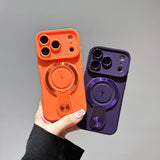 Full-Cover Magnetic Stand holder Design Case For iPhone