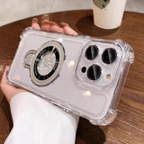 Shockproof Stand Magnetic Case For iPhone