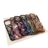 3D diamond pattern glitter case for iPhone