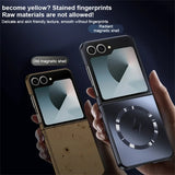 Luxury Matte Frosted AG Magnetic Phone Case For Samsung Z Flip