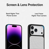New premium minimalist striped phone case For iPhone