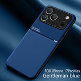Leather Matte Magnetic Case For iPhone