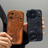 Luxury Transparent Motorcycle Camera Bracket Stand Case for iPhone