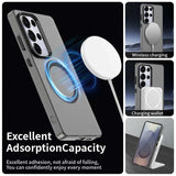 Transculent Frosted Magnetic Case For Samsung