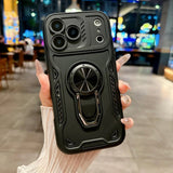 Luxury Invisible Ring Holder Protective Case For iPhone