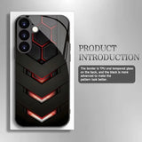 Tech-style honeycomb-patterned shockproof phone case For Samsung