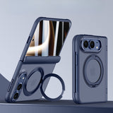 Magnetic Rotating Stand Matte-Finish Shockproof Case For iPhone Duo