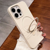 Liquid Silicone Magnetic Holder Phone Case for IPhone