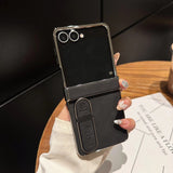 Slim, shock-resistant protective case with a business style For Samsung Z Flip