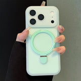 MagSafe Ice Cream Silicone 360 Stand Armor Case For iPhone