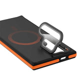 Luxury Lens Stand Magnetic Armor For Magsafe Phone Case for Samsung