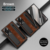 Drop-resistant case with integrated pen slot and screen protector For Samsung Z Fold
