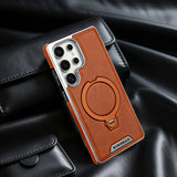 360° Rotating Bracket Leather Phone Case for Samsung Galaxy