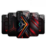 Esports-style red striped Hub-pattern protective case For Samsung