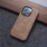 Retro Crazy Horse Leather Magnetic Case For iPhone