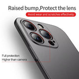 Slim Matte Hard PC Case For iPhone