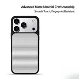 New premium minimalist striped phone case For iPhone