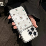 Luxurious Electroplated Sparkling Diamond Cherry Phone Case For iPhone