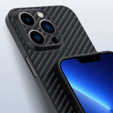 0.3mm Ultra Thi Carbon Fiber Pattern Matte Hard Case for iPhone