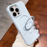 Liquid Silicone Magnetic Holder Phone Case for IPhone