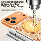 Romantic Floral Magnetic Phone Case with Stand for IPhone