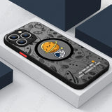 Astronaut Wireless Charging Matte Acrylic Hard Case For iPhone