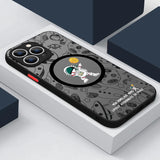 Astronaut Wireless Charging Matte Acrylic Hard Case For iPhone