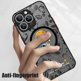 Astronaut Wireless Charging Matte Acrylic Hard Case For iPhone