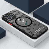 Astronaut Wireless Charging Matte Acrylic Hard Case For iPhone