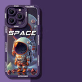 Astronauts Shockproof Case For iPhone