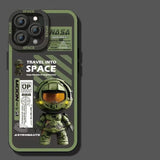 Astronauts Shockproof Case For iPhone