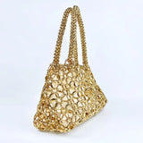 Bling Crystal Diamond Hollow Tote Handbag
