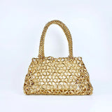Bling Crystal Diamond Hollow Tote Handbag