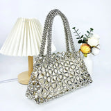 Bling Crystal Diamond Hollow Tote Handbag