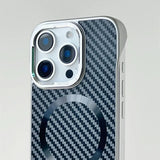 Carbon Fiber Borderless Wireless Charging Case for iPhone