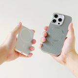 Carbon Fiber Borderless Wireless Charging Case for iPhone