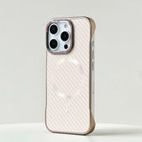 Carbon Fiber Borderless Wireless Charging Case for iPhone