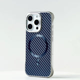 Carbon Fiber Borderless Wireless Charging Case for iPhone