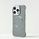 Carbon Fiber Borderless Wireless Charging Case for iPhone