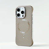 Carbon Fiber Borderless Wireless Charging Case for iPhone