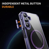 Shockproof Transparent Magnetic Case For Samsung galaxy