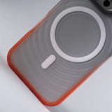 Circle Waves Wireless Charging Gradual Color Case for iPhone