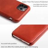 Genuine Leather Phone Flip Case for iPhone