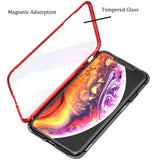 Metal Magnetic Double-Sided Glass Case For iPhone