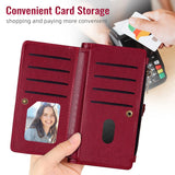 Handbag Wallet PU Leather Case For iPhone