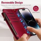 Handbag Wallet PU Leather Case For iPhone