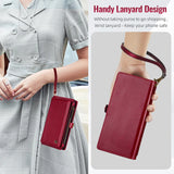 Handbag Wallet PU Leather Case For iPhone