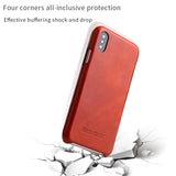 Genuine Leather Phone Flip Case for iPhone