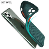 Heat Cooling Breathable Mesh Protection Case For iPhone